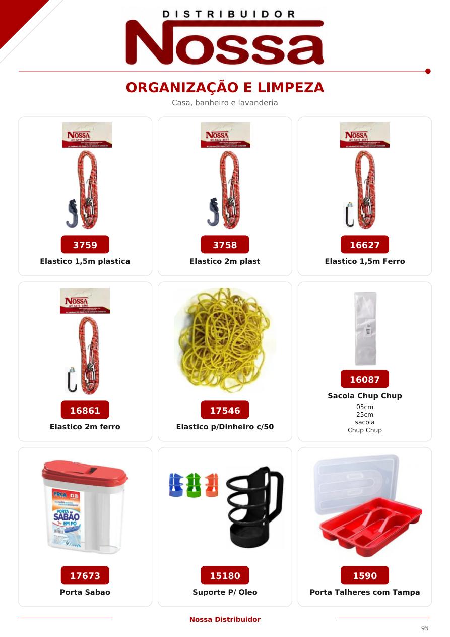 Organização e limpeza